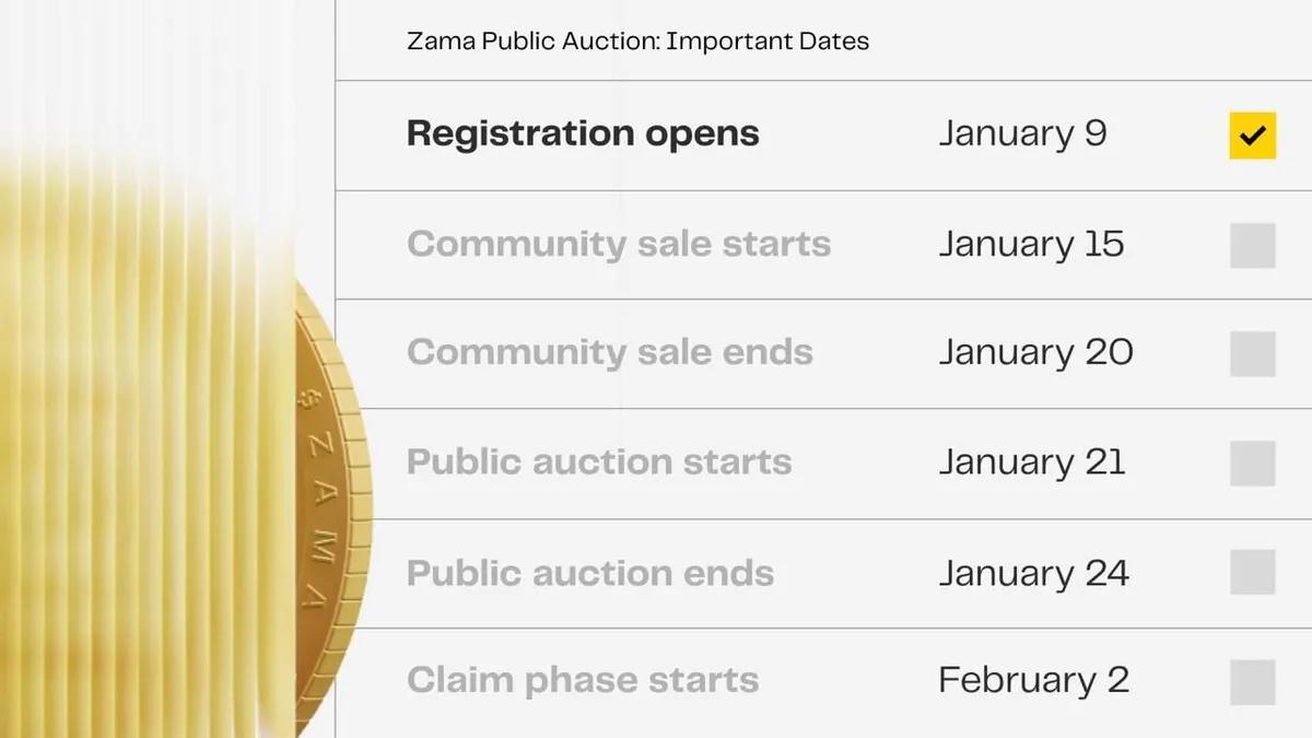 Zama Protocol aloittaa Token Sale -rekisteröinnin