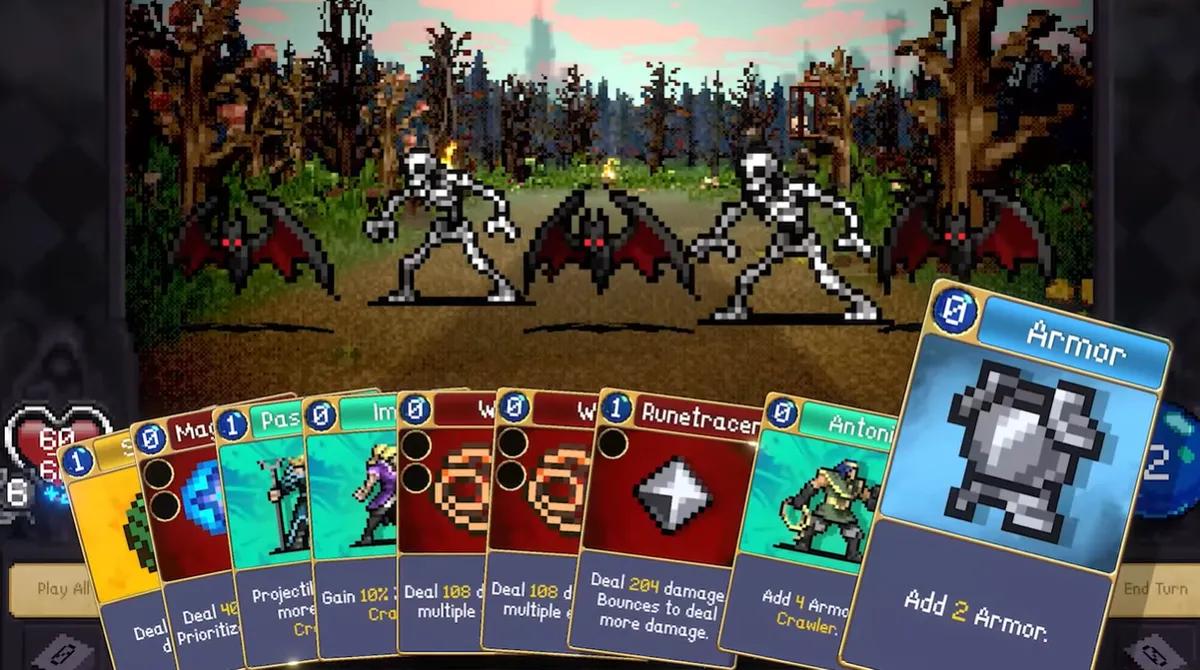 Ensi näkemys Ponclen Deck-Building-spinoff Vampire Crawlersista