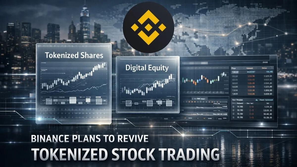 Binance aikoo elvyttää Tokenized osakekauppa