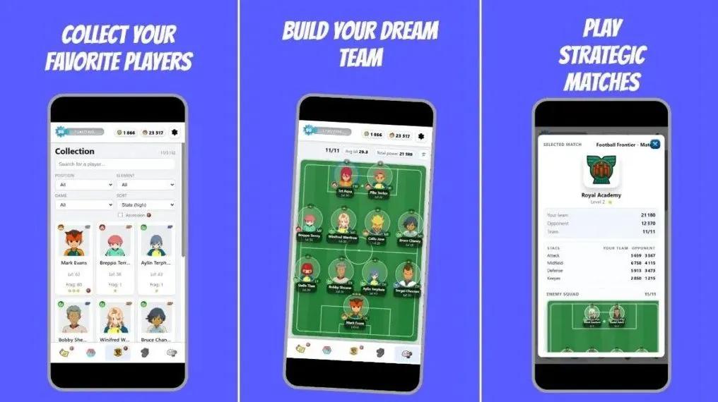 Inazuma Gacha julkistettiin ilmaispelattavaksi Inazuma Eleven Spin-Offiksi.
