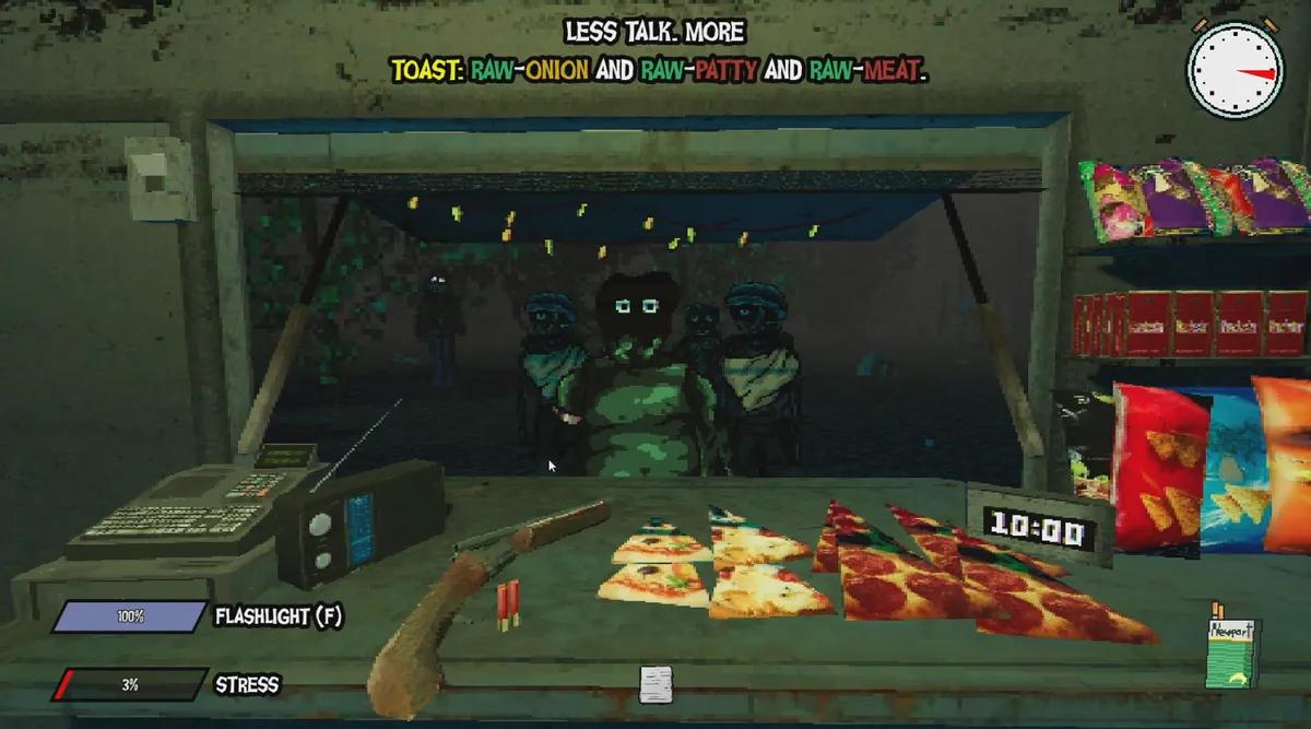 Ruoanlaitto mutantteja varten uudessa kauhu-sim Wasteland Bites -kauhusimulaattorissa