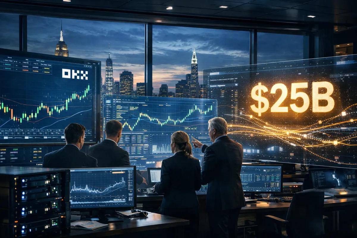 ICE sijoittaa OKX:ään ja arvostaa sen 25 miljardiin dollariin.