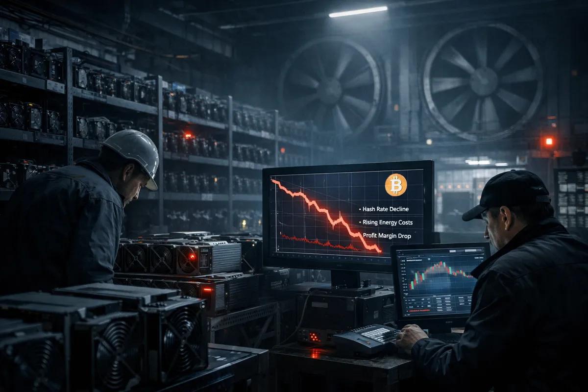 Bitcoin Kaivostyöläiset kohtaavat massasulkemisia keskellä kannattavuuskriisiä vuonna 2026