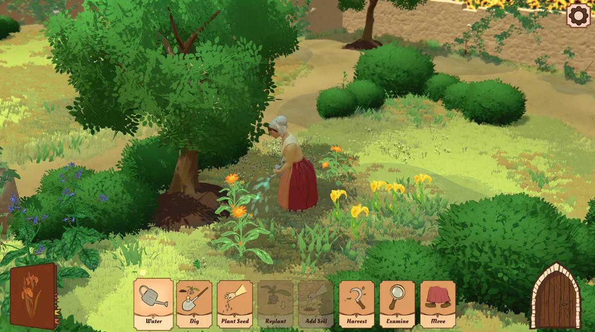 Viihtyisä puutarhanhoitopeli The Abbess Garden yhdistää todellisen kasvitieteen ja 17. vuosisadan vakoilutontin.
