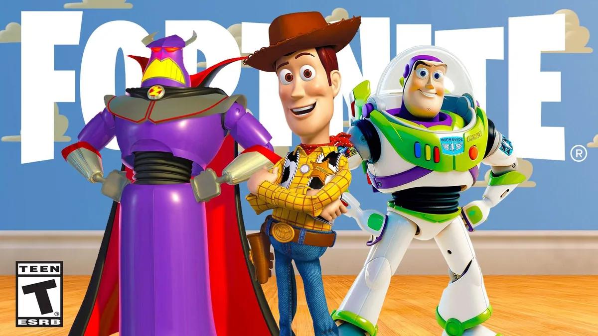 Fortnite Leads vihjaa Toy Story -crossoverista, jossa esiintyvät Woody, Buzz ja Zurg