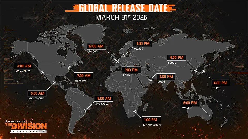 The Division Resurgence käynnistyy maailmanlaajuisesti Day One Rewards -palkinnoilla