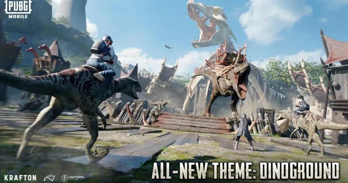 PUBG Mobile 4.4 - Dinoground-tila palaa ratsastettavien dinosaurusten myötä