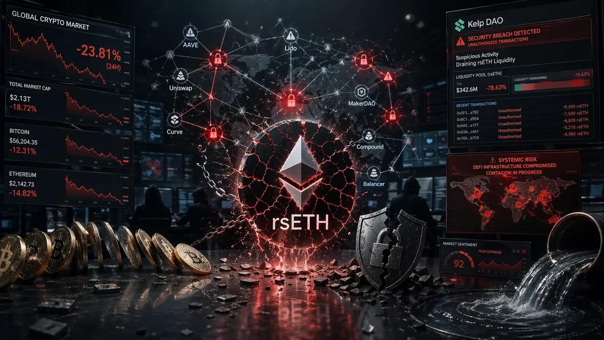 Koko kryptomarkkinat ovat uhattuina! rsETH Kelp DAO -hakkerointi kärjistyy systeemiseksi DeFi-kriisiksi
