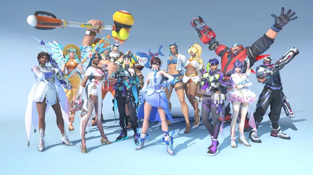 Overwatch-kysely paljastaa uusia ihokonsepteja - Battle Sharksista Hell Bikersiin