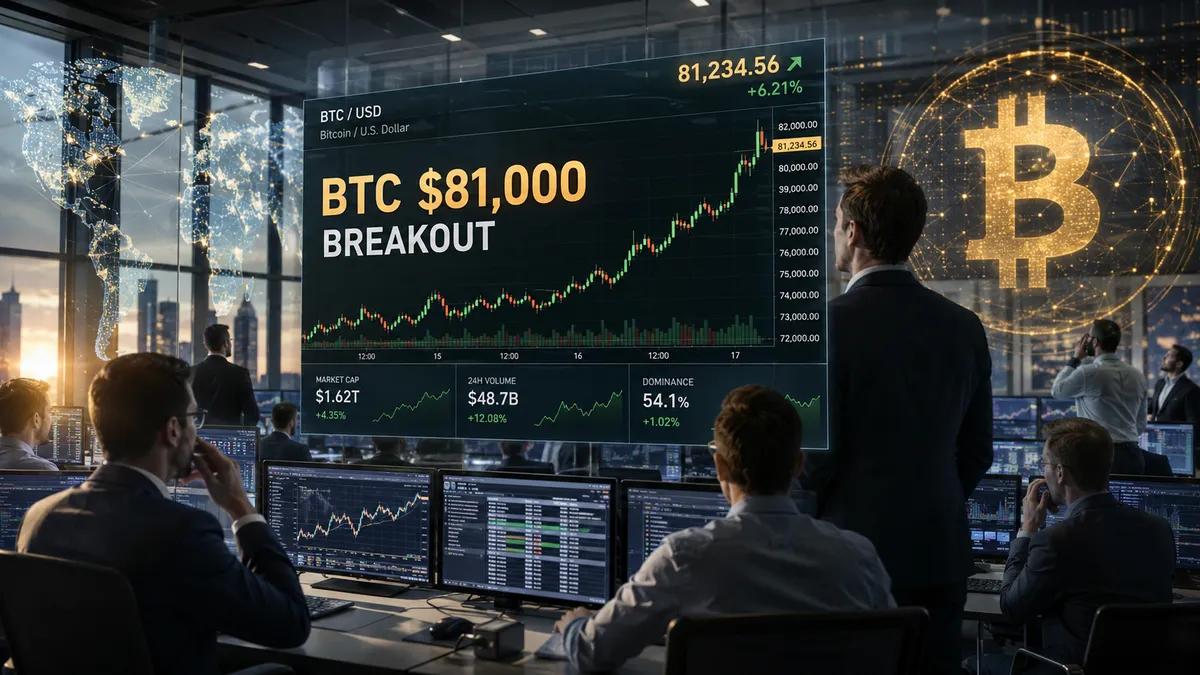Crypto Market toukokuussa 2026: Bitcoin Breaks $81,000