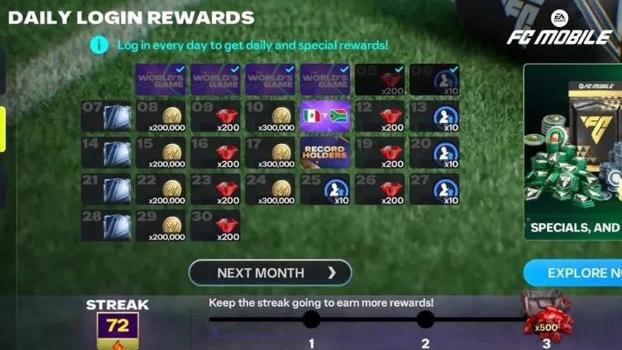 FC Mobile Record Holders -tapahtuman odotetaan käynnistyvän 18. kesäkuuta