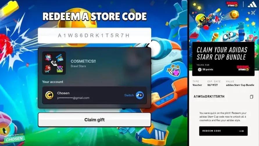 Brawl Stars jakaa ilmaista adidas-kosmetiikkaa FIFA World Cup 2026:n aikana