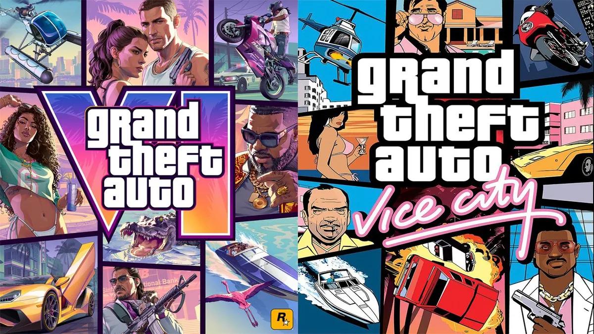 Fanit huomaavat yhtäläisyyksiä GTA 6:n ja GTA: Vice Cityn kansien välillä
