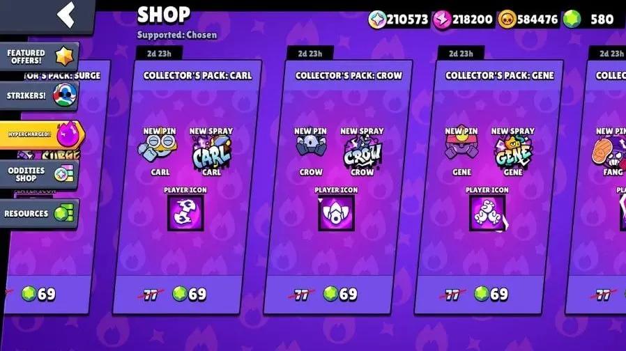 Brawl Starsin Hypercharge-kosmetiikka palaa vihdoin