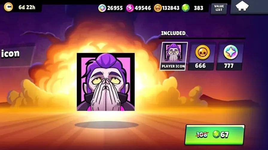 Brawl Stars lisää PEAK Mortis -profiilikuvakkeen rajoitetun ajan myynnissä olevaan kauppapakettiin