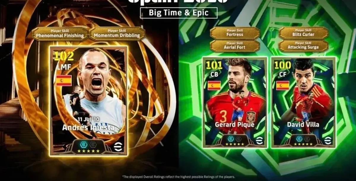 eFootball 2026 -päivitys tuo mukanaan Spain 2010 Epic Pack -paketin ja liigavaiheen 13