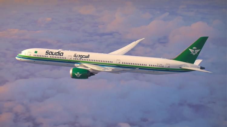 Saudia Airlines esittelee e-urheilun maailmancupin brändillä varustetun lentokoneen
