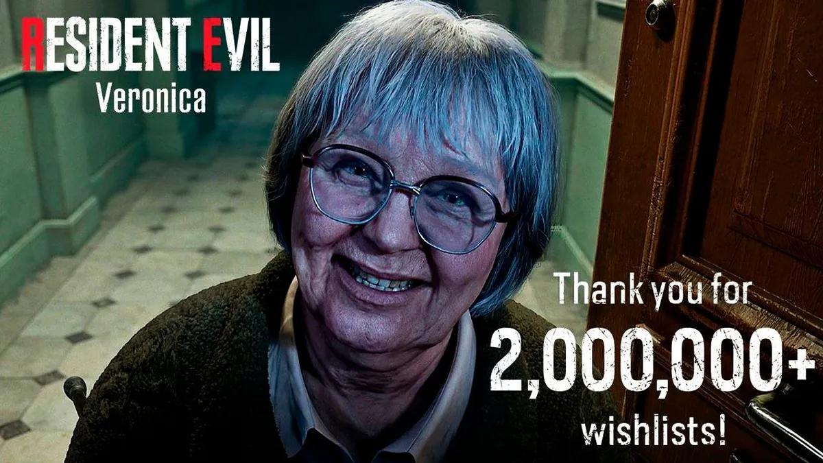 Capcom ilmoitti, että Resident Evil Veronica on lisätty toivelistoille 2 miljoonaa kertaa