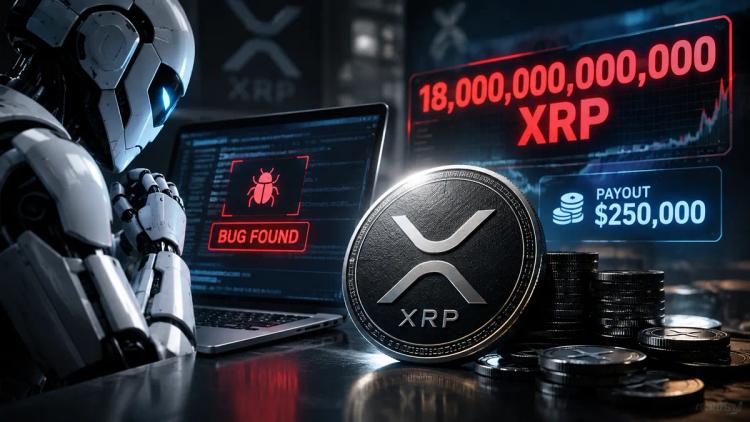 Tekoäly löysi virheen, jonka avulla olisi voitu luoda 18 biljoonaa XRP:tä. Palkkiona maksettiin 250 000 dollaria.