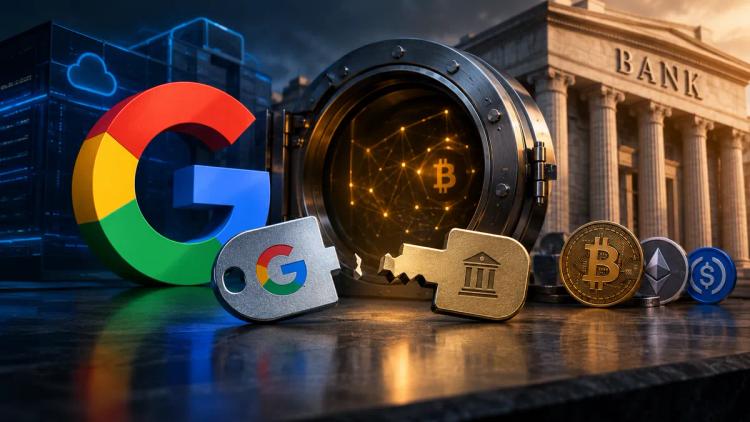 Google haluaa olla pankkien kryptovaluuttojen holvi