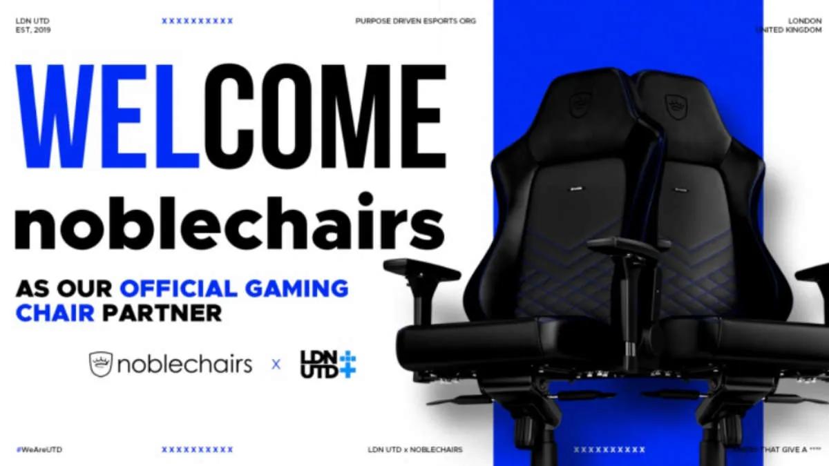 LDN UTD ilmoittaa yhteistyöstä noblechairs:n kanssa