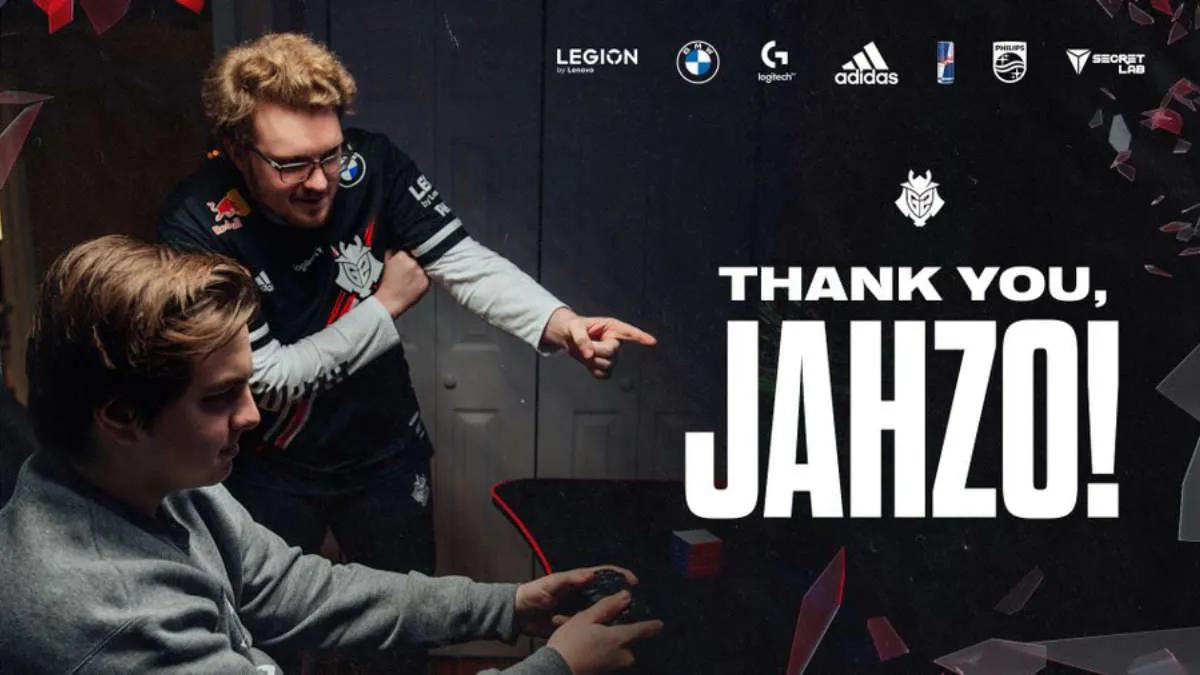 G2 Esports sanoo hyvästit Jahzo