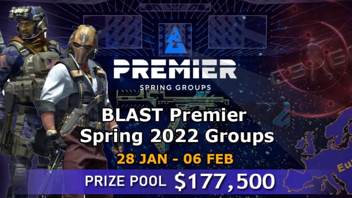 Vuoden BLAST Premier Spring Groups 2022 pudotuspelivaihe on alkanut!