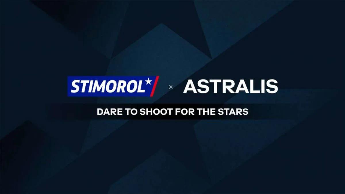 Astralis yhteistyökumppania brändin kanssa Stimorol