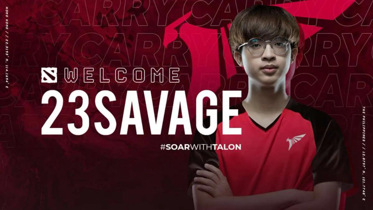 23 savage suorittaa Talon Esports