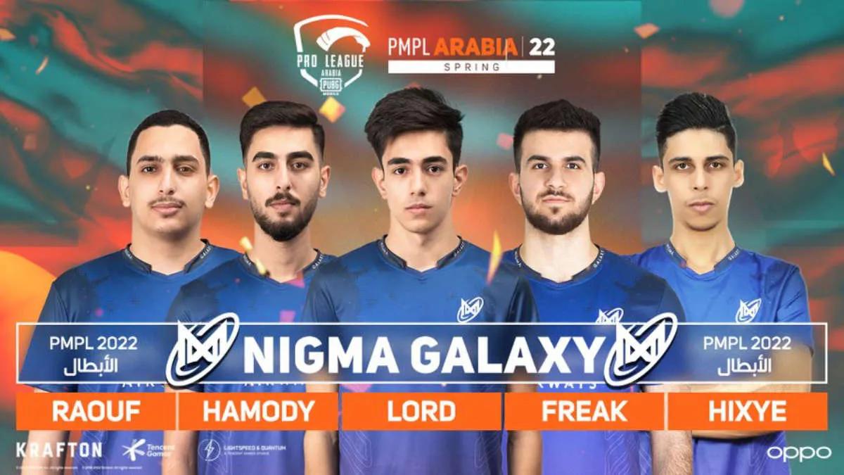 Nigma Galaxy tuli mestariksi PUBG Mobile Pro League - Arabia Spring 2022