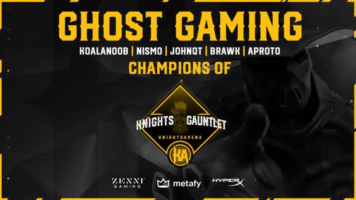 Ghost Gaming voitti vuoden Knights Arena Monthly Gauntlet 2022: March