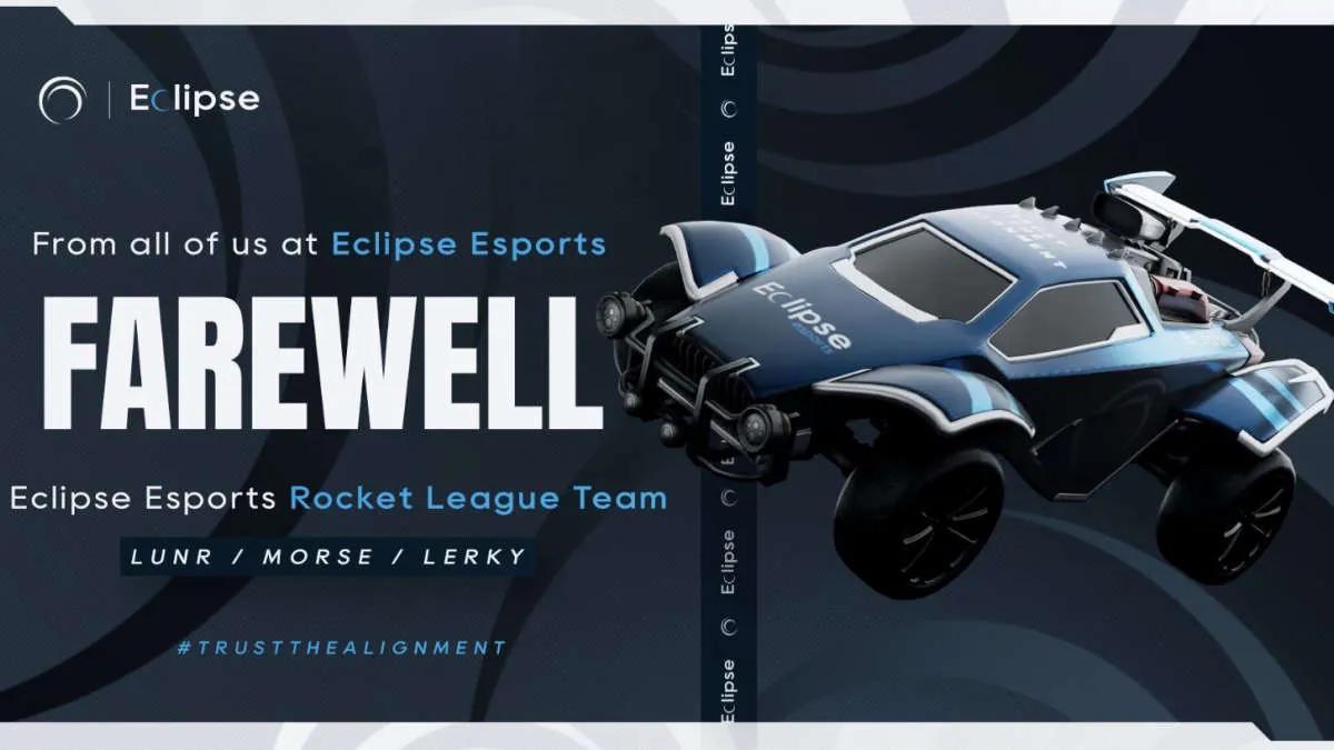 Eclipse Esports lopetti työskentelyn luettelon kanssa Rocket League