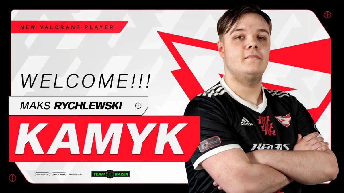 kamyk liittyi Rebels Gaming