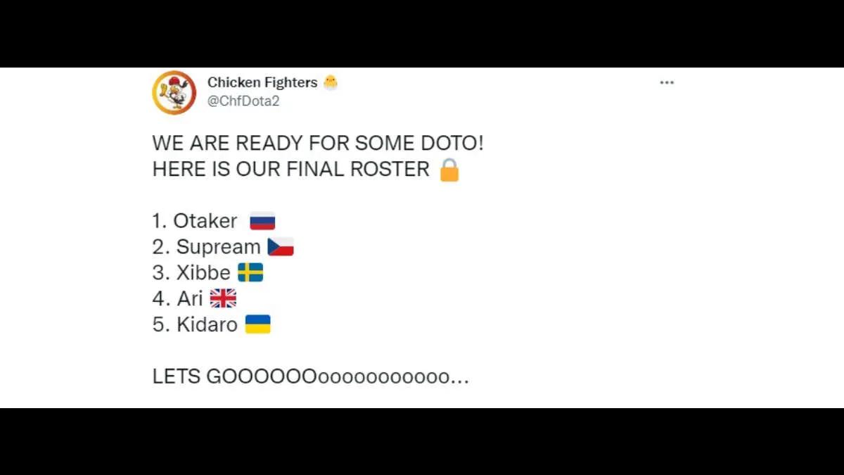 Chicken Fighters täydensi listan Dota 2