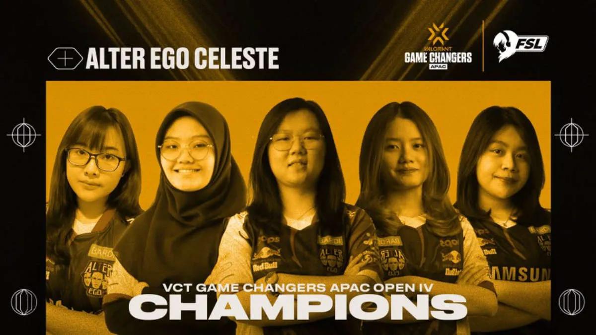 Alter Ego Celeste voitti vuoden VCT 2022: Game Changers APAC Open 4