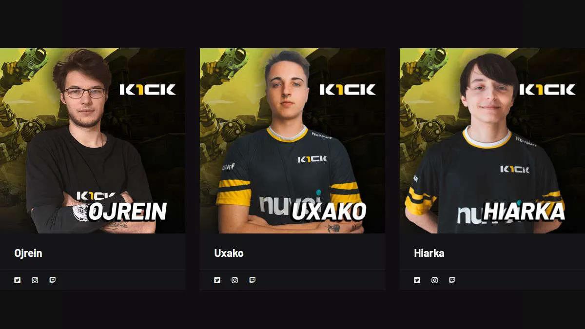 K1CK eroaa tiensä Apex Legends -luettelon kanssa