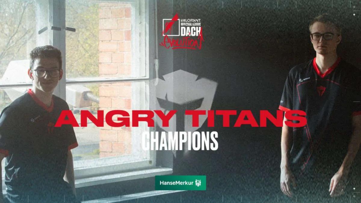 Angry Titans tuli mestariksi VALORANT Regional Leagues 2022 DACH: Evolution Stage 2