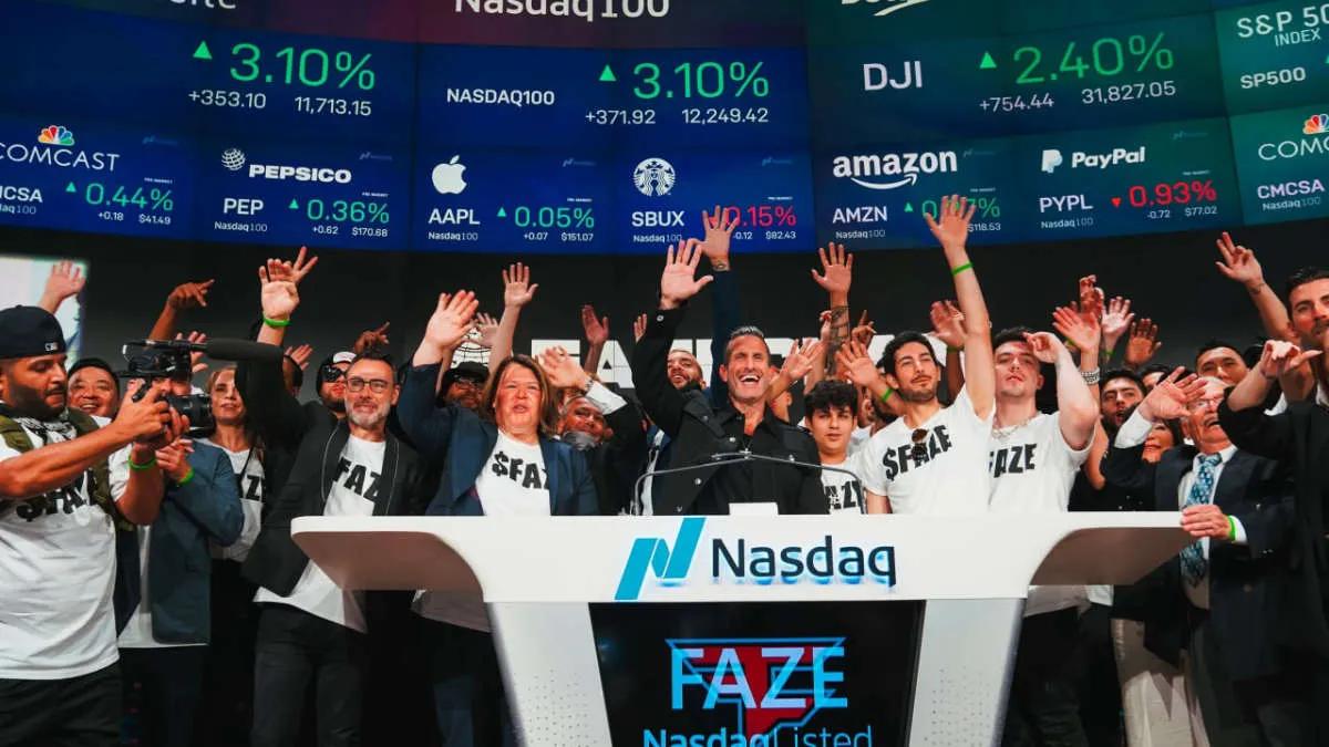 FaZe Clan on virallisesti listattu pörssissä NASDAQ tunnuksella " FAZE "