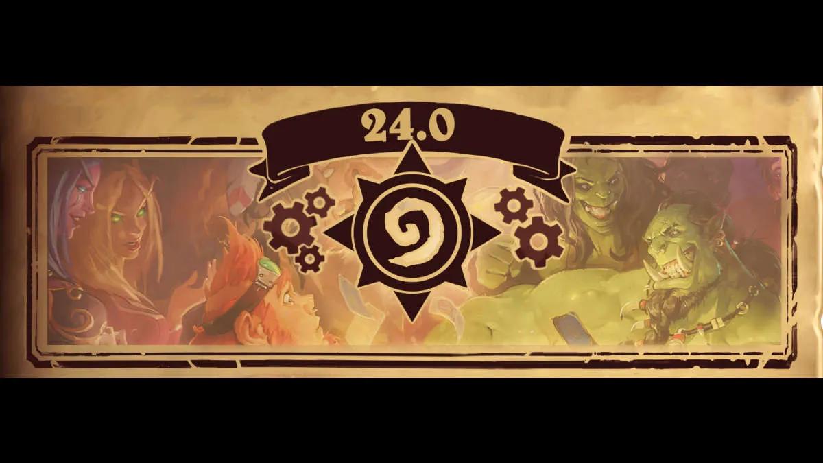 Patch 24.0 -tiedot kohteelle Hearthstone