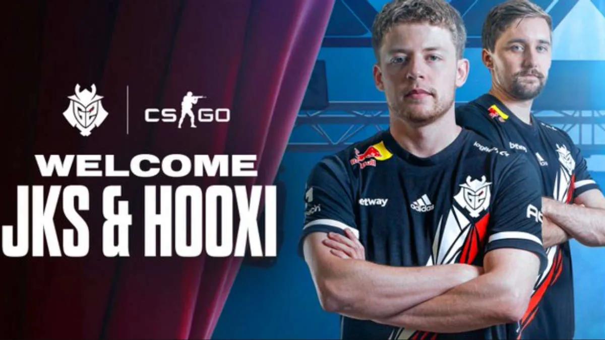 HooXi ja jks ovat virallisesti liittyneet G2:een Esports