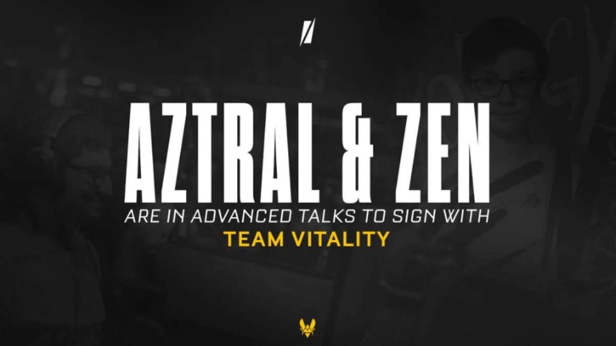 Team Vitality neuvottelee kanssa AztraL ja zen