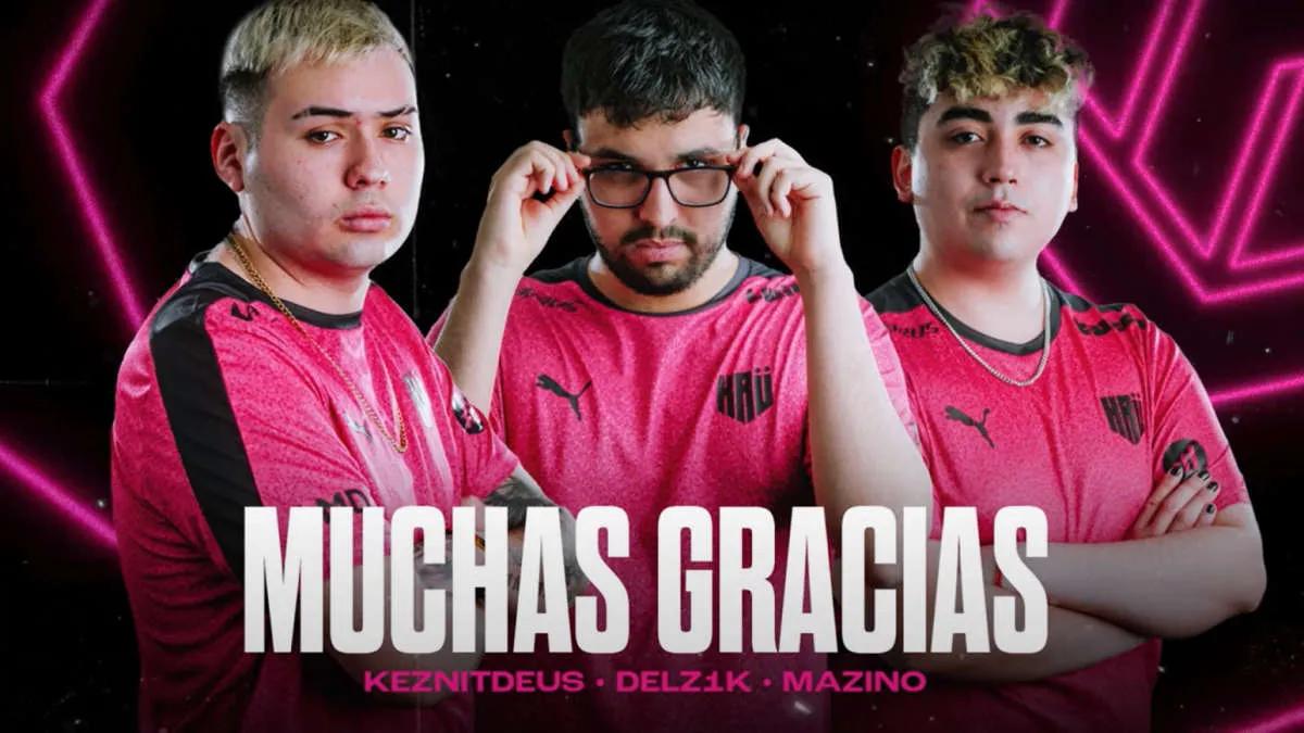 KRÜ Esports eroaa virallisesti keznit, delz 1k ja Mazino kanssa