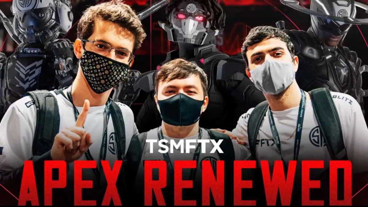 TSM laajennettu yhteistyö jäsenten Apex Legends kanssa