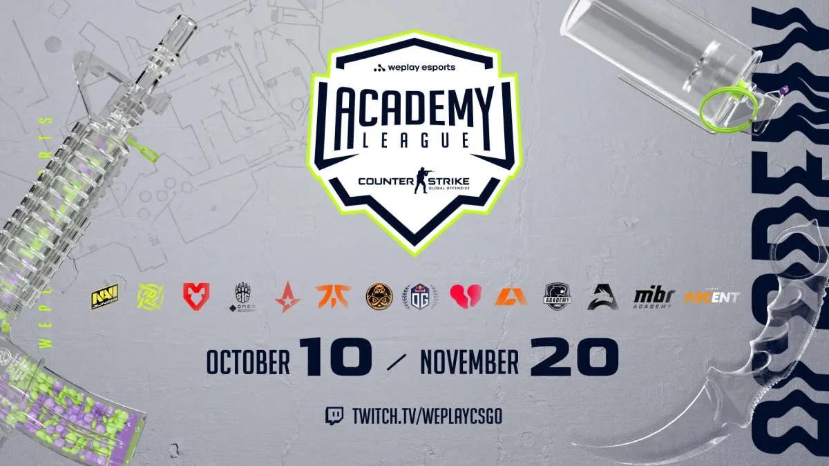 Toimitetut tiedot WePlay Academy League Season 6