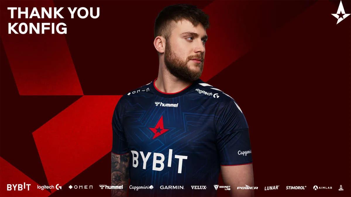 k0 nfig vasemmalle Astralis CS:GO-listalle