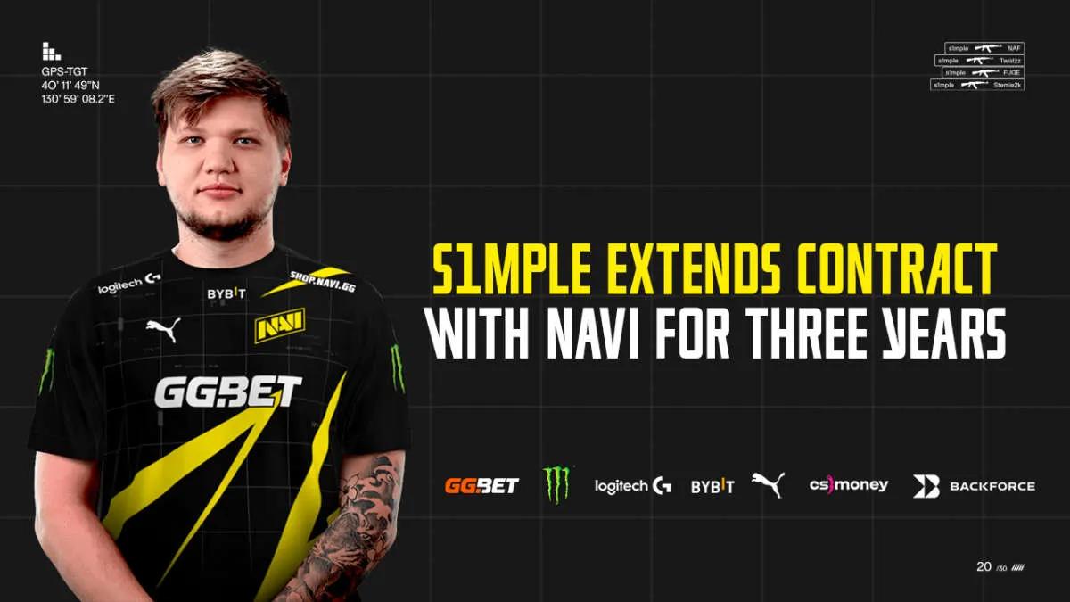 s1 mple jatkoi sopimusta joukkueen Natus Vincere kanssa vähintään kolmella vuodella