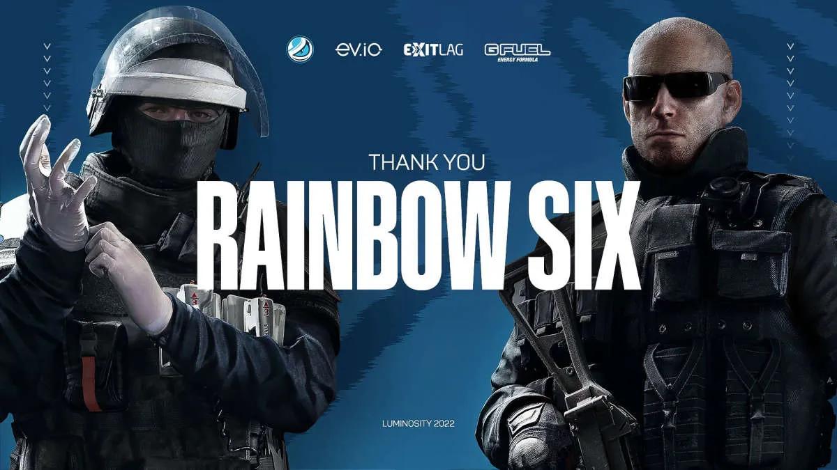 Luminosity Gaming poistuu lavalta Rainbow Six