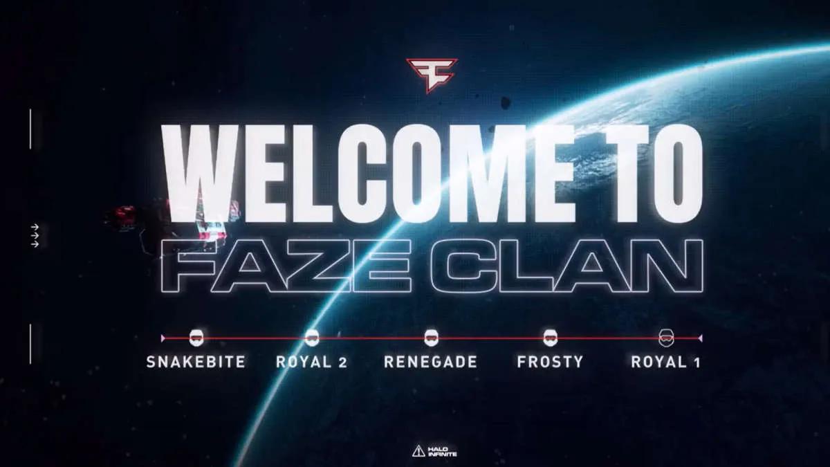 FaZe Clan esitteli uuden listan joukkueelle Halo allekirjoittamalla entiset pelaajat Sentinels