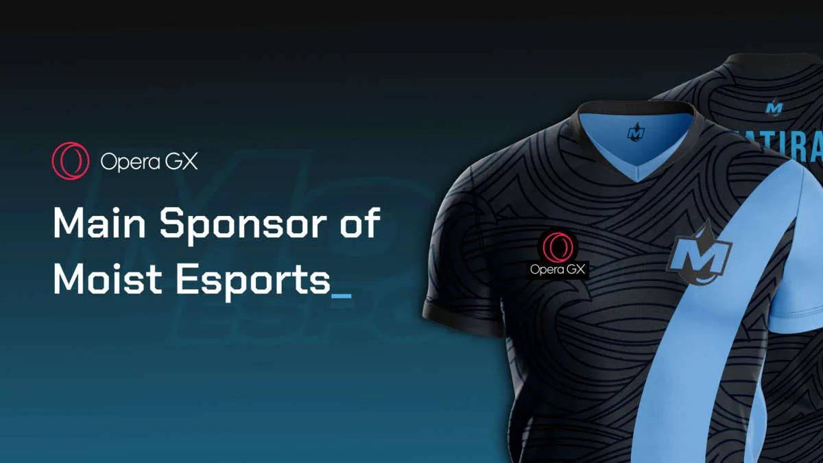 Opera GX tulee tapahtuman Moist Esports nimisponsori