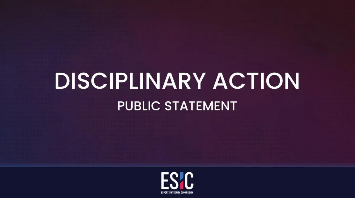 As a result of involvement in arranging match-fixing activities, ESIC imposed a lifetime ban on the owner of the esports teams Akuma, Majesty, and Project X